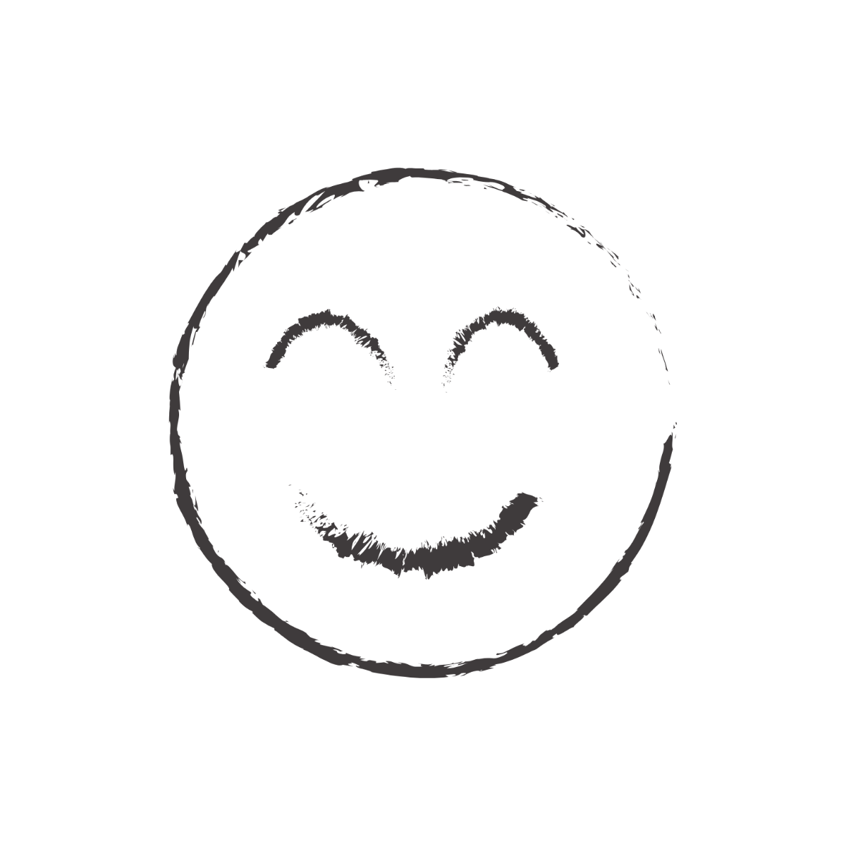 Hand-Drawn Smiley Clipart