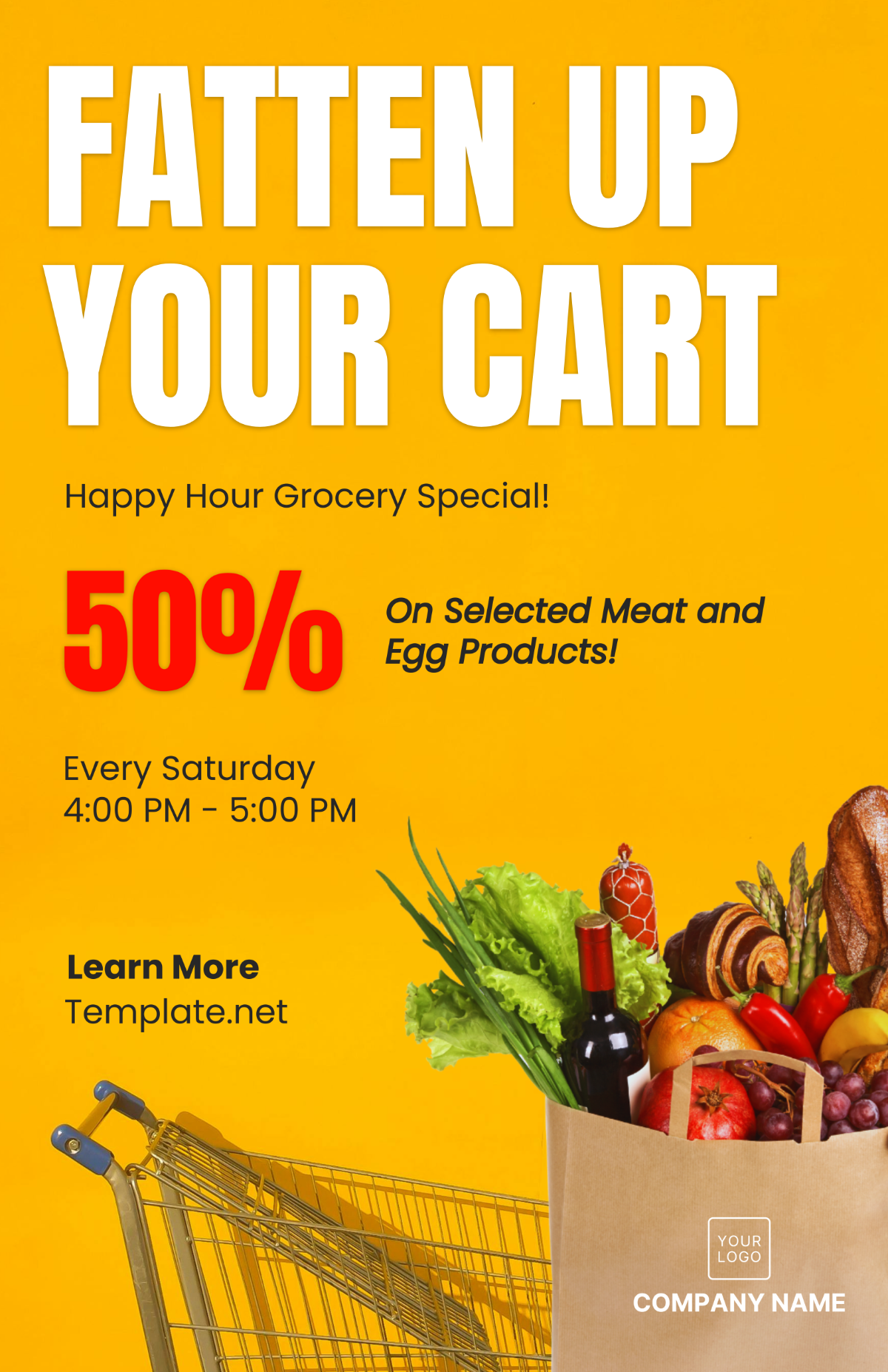 Grocery Store Poster Template - Download | Template.net