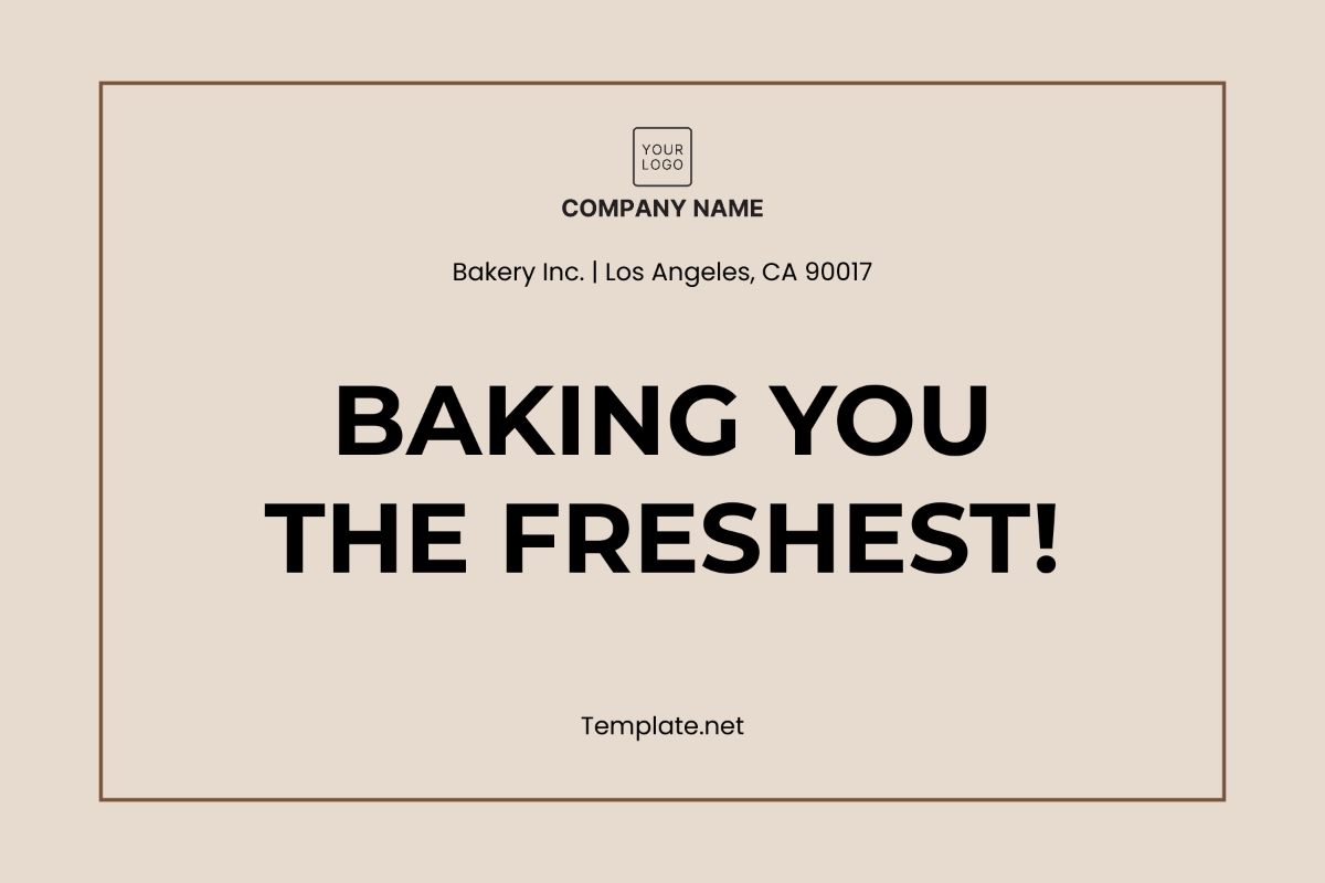 Bakery Label Template - Download | Template.net