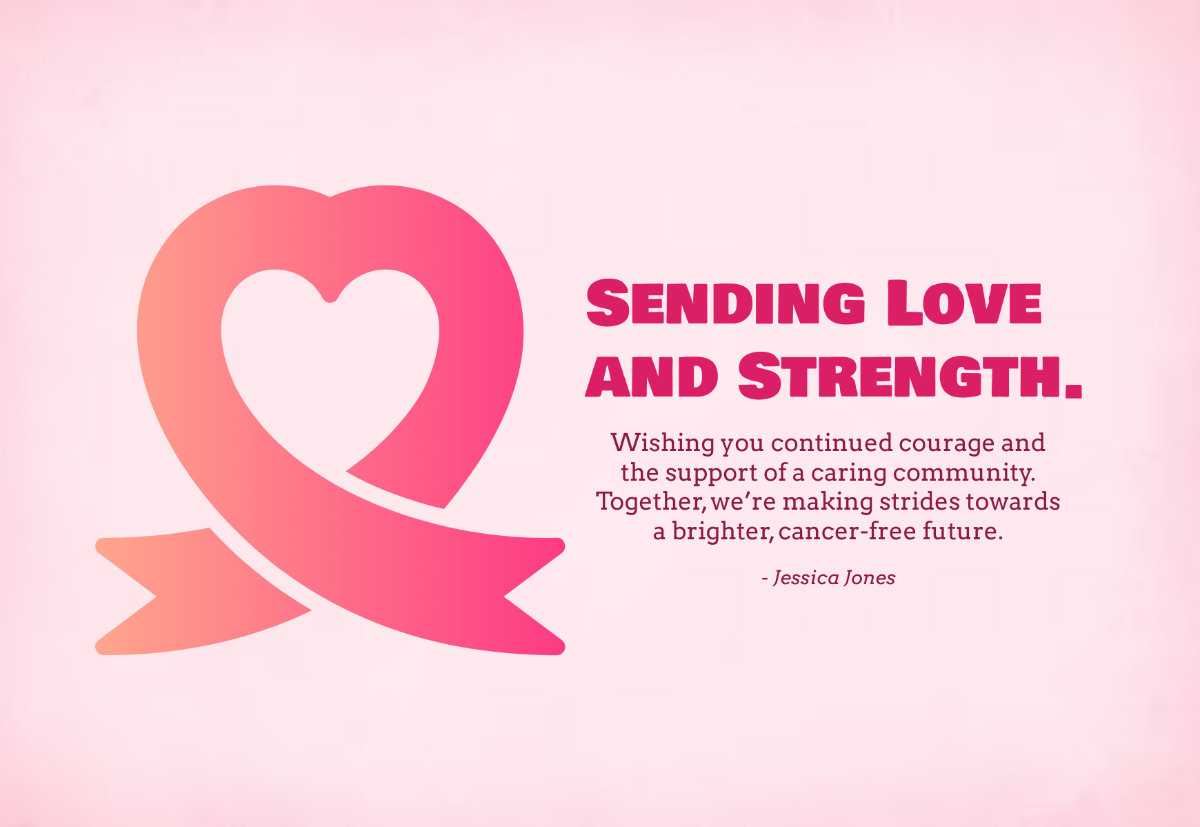 Breast Cancer Awareness Month Card Template - Edit Online & Download