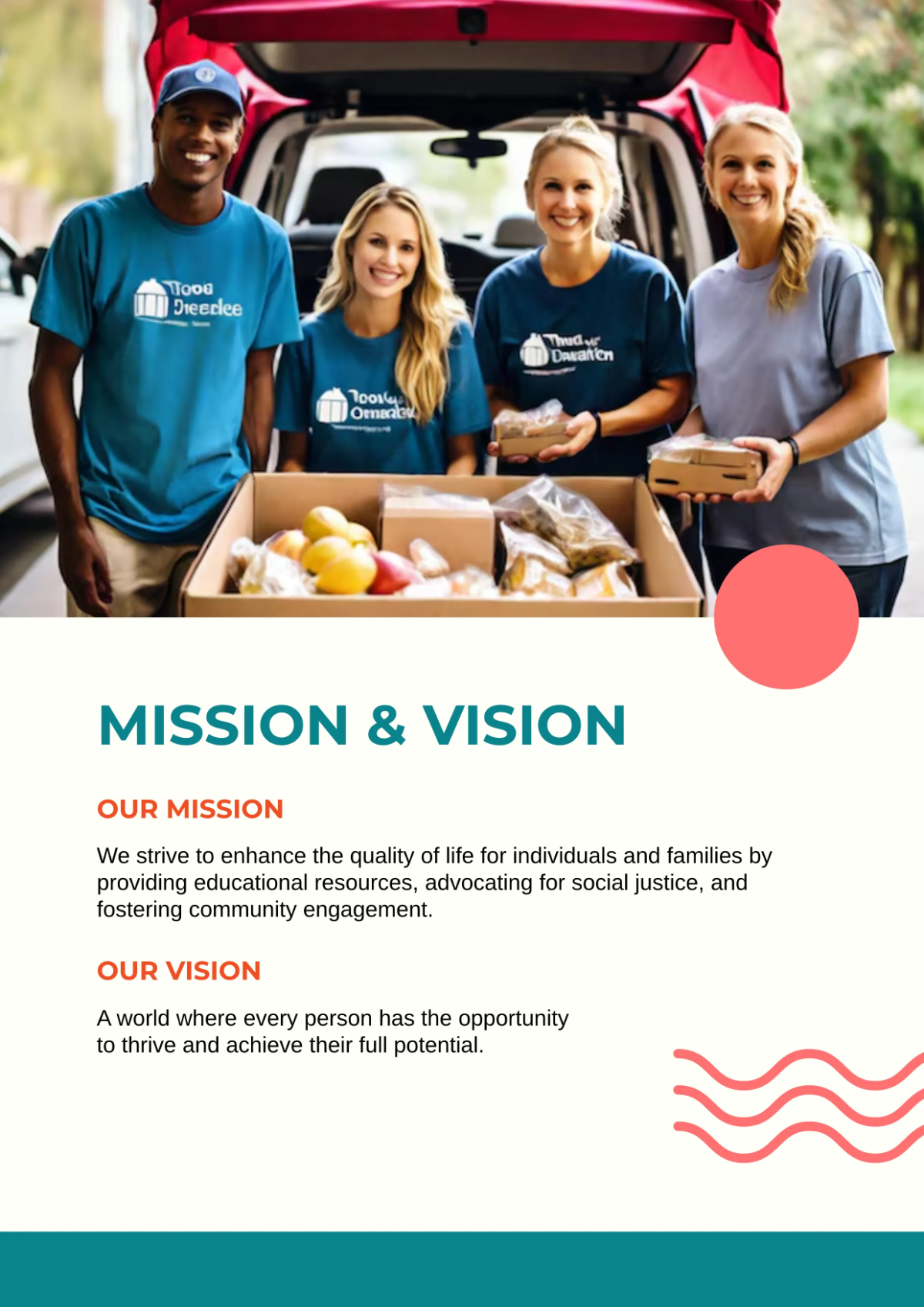 Free Non Profit Business Profile  Template to Edit Online