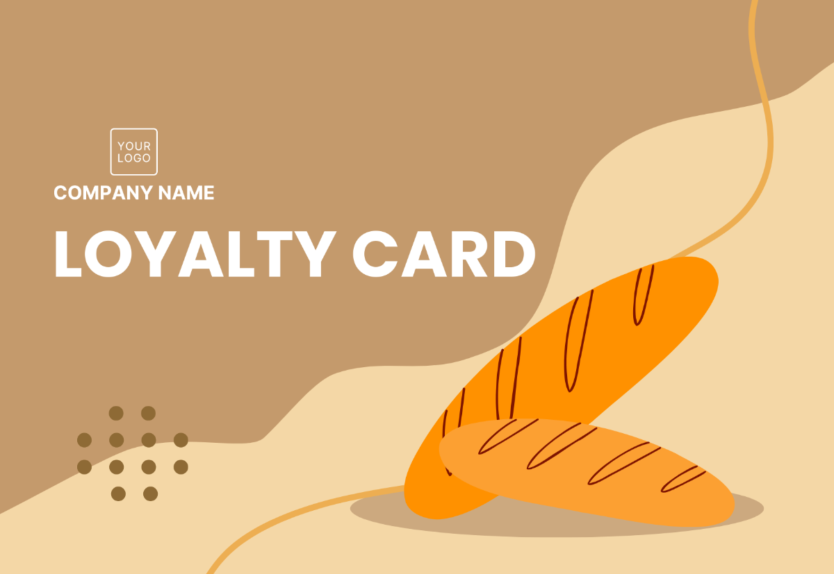 Bakery Loyalty Card Template