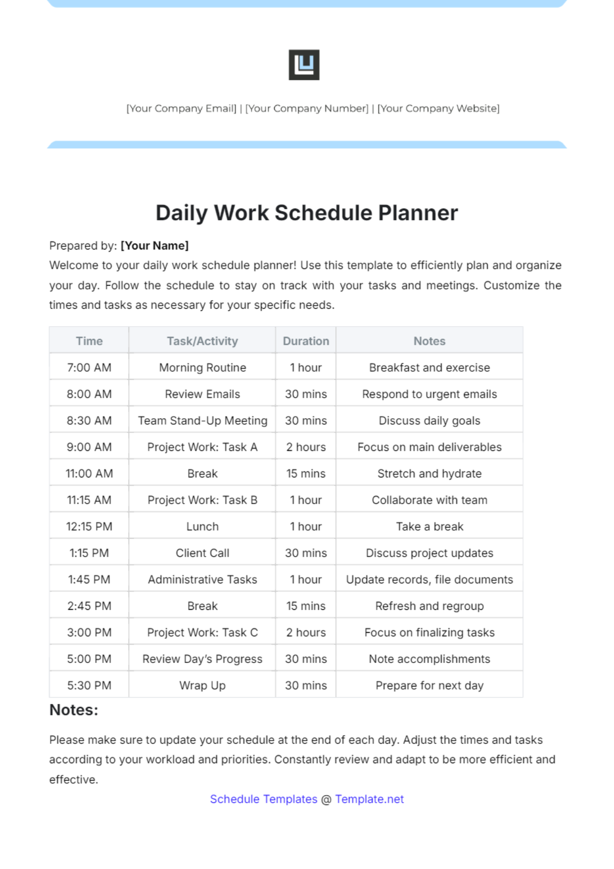 Free Kindergarten Daily Schedule Template To Edit Online Free Kindergarten Daily Schedule Template To Edit Online