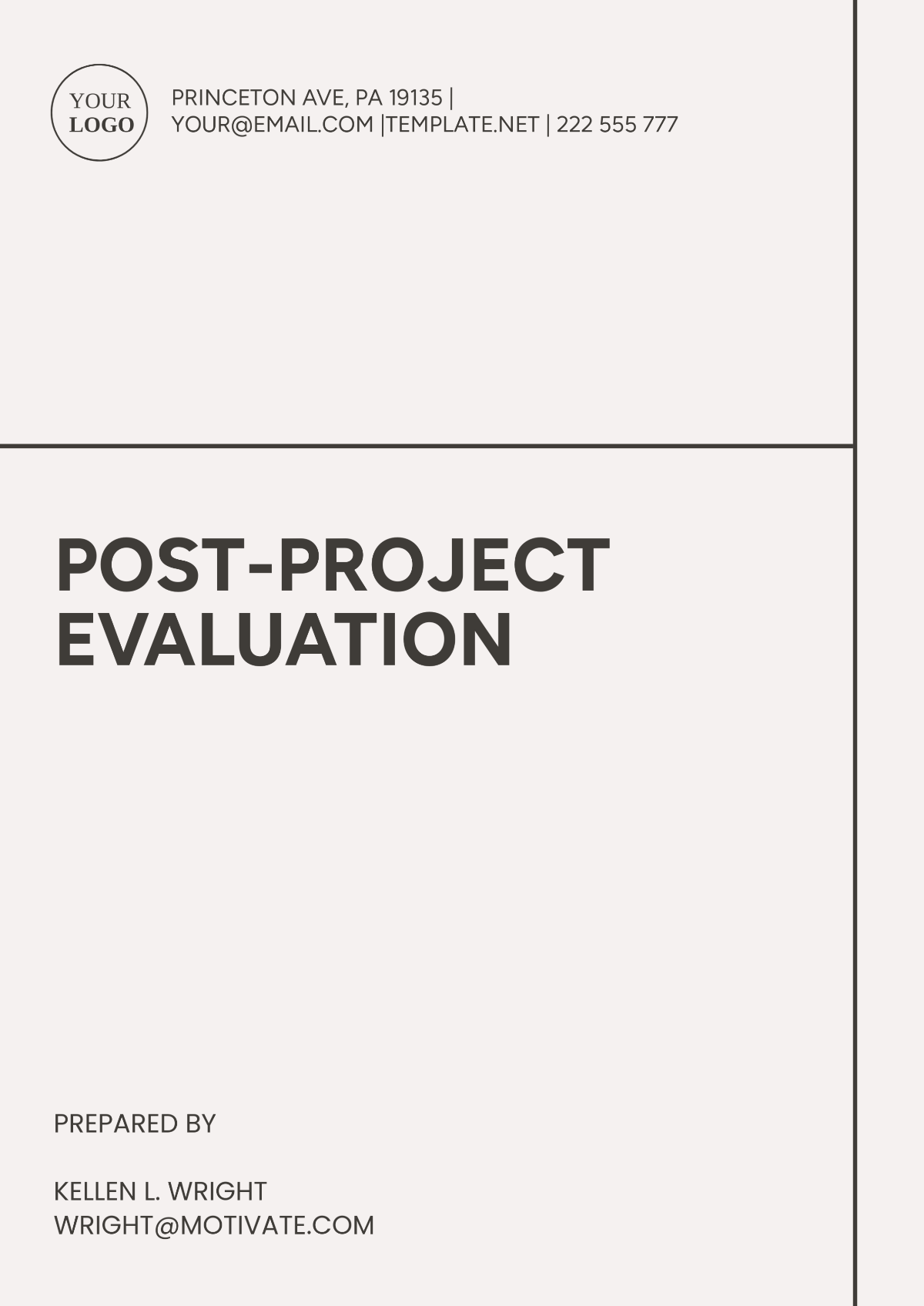 Free Evaluation Templates Editable And Printable