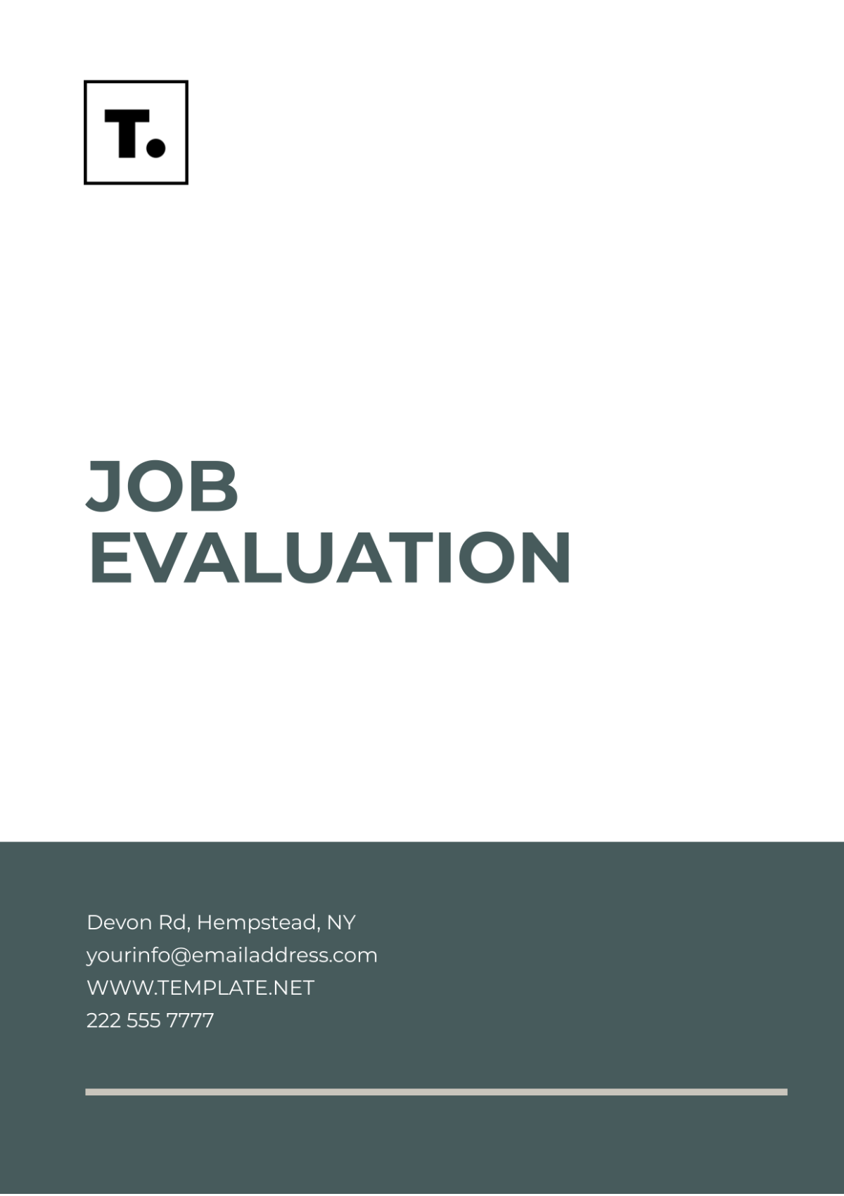 Job Evaluation Template - Edit Online & Download