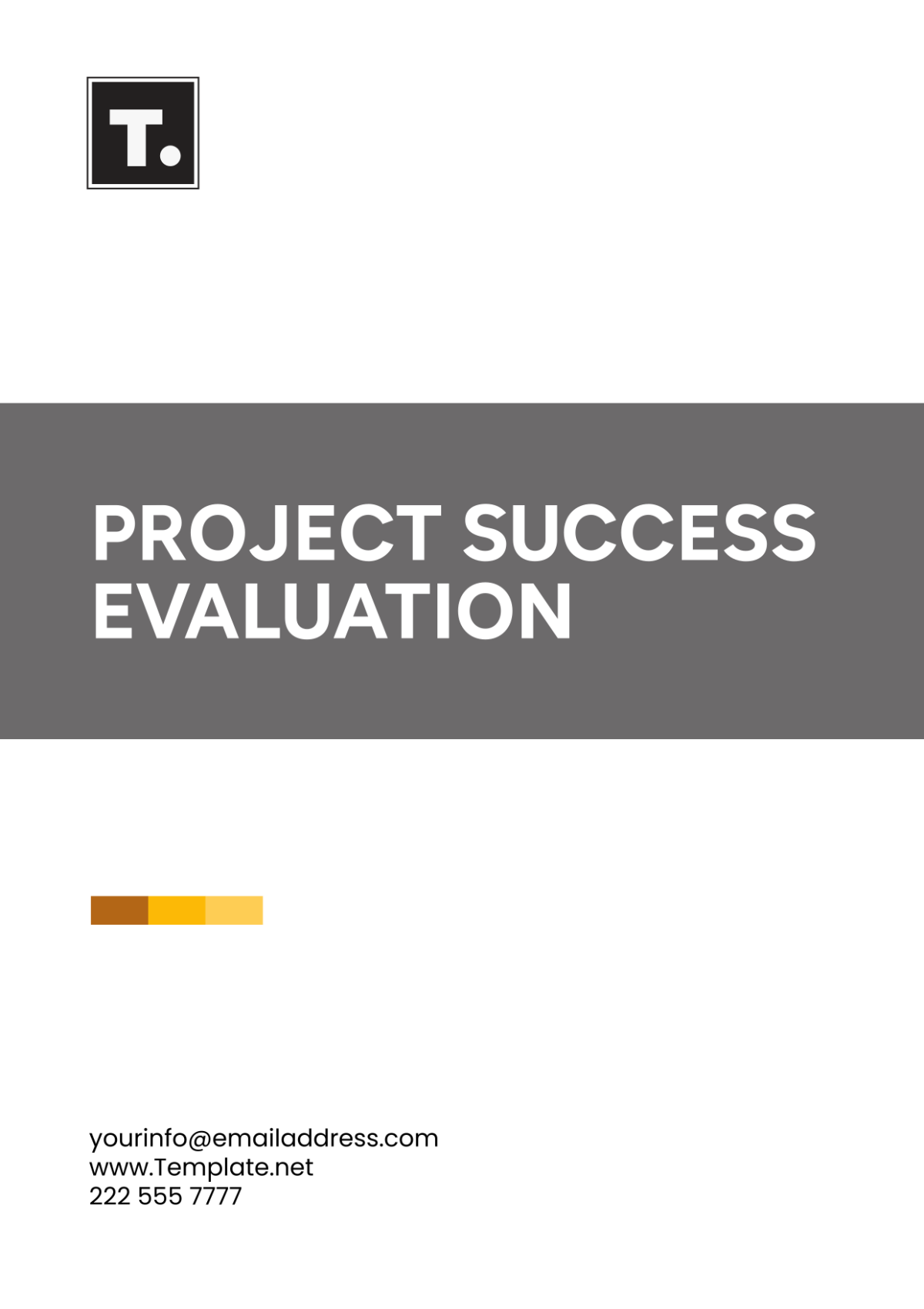 Project Success Evaluation Template - Edit Online & Download