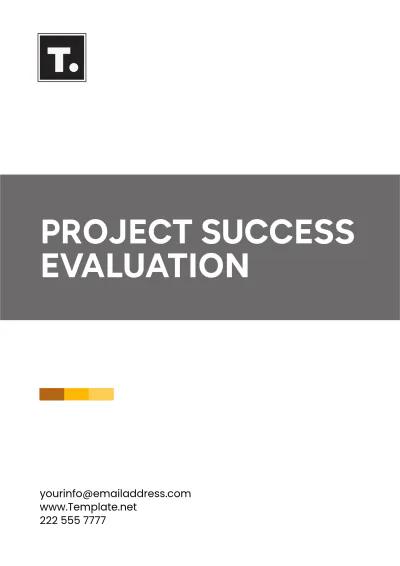 Free Project Success Evaluation Template to Edit Online