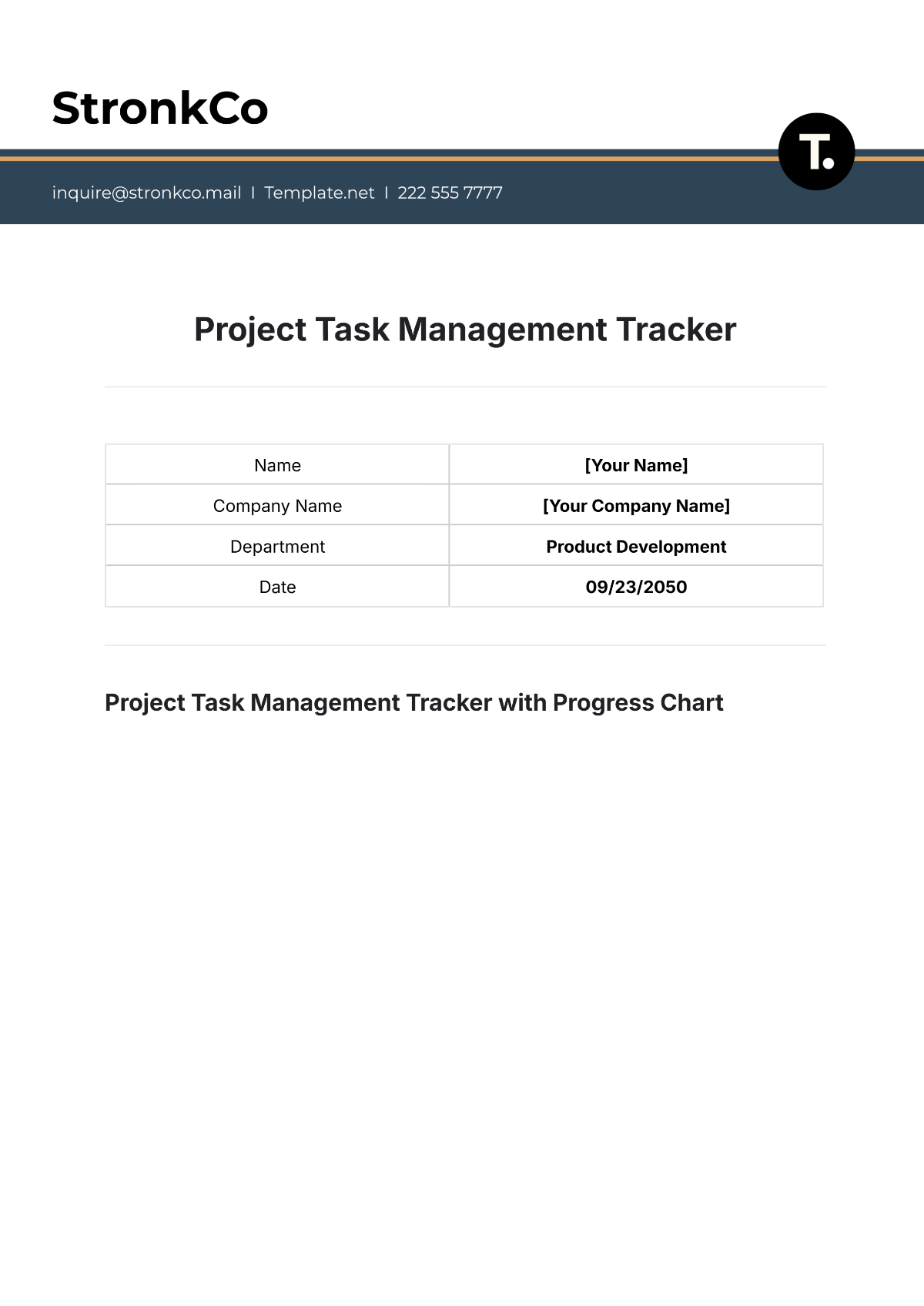 Free Task Tracker Templates Editable And Printable