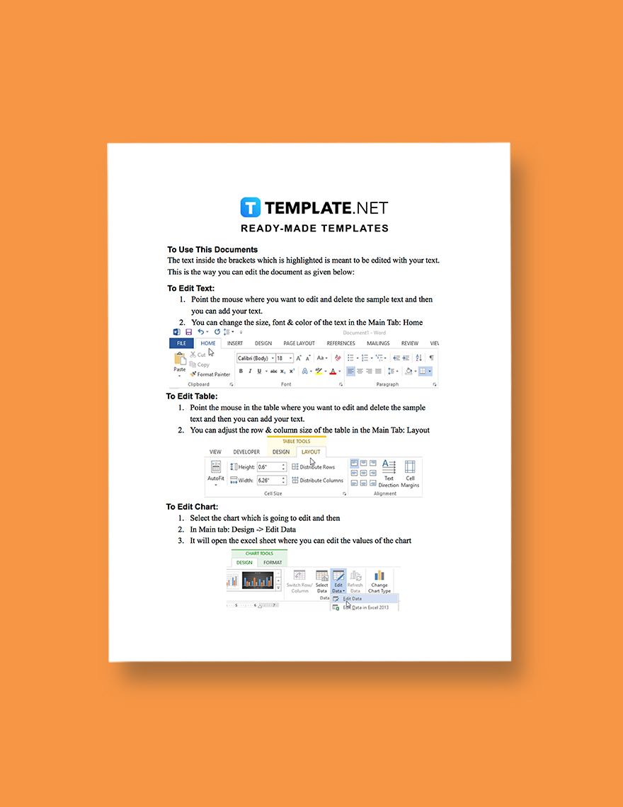 Quick One Page Construction Marketing Plan Template
