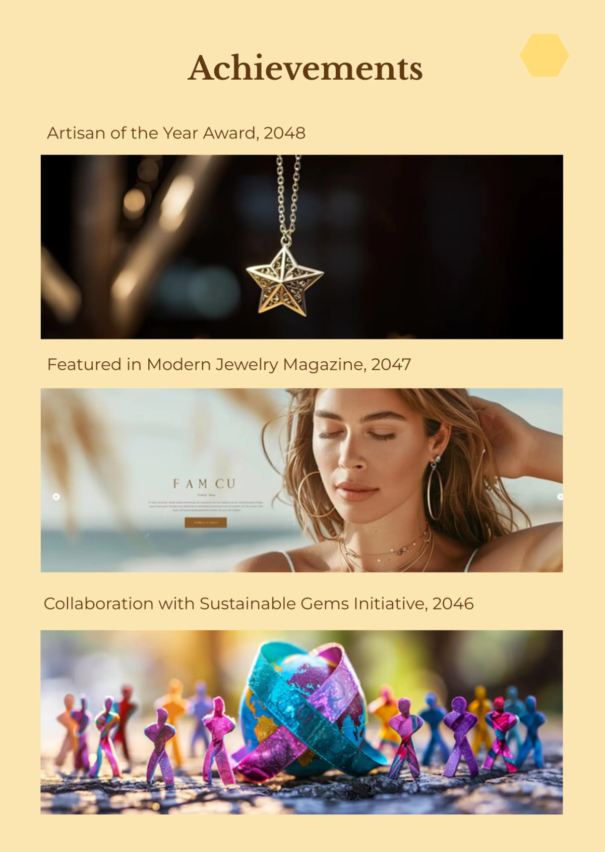 Free Colorful Personal Business Profile Template to Edit Online