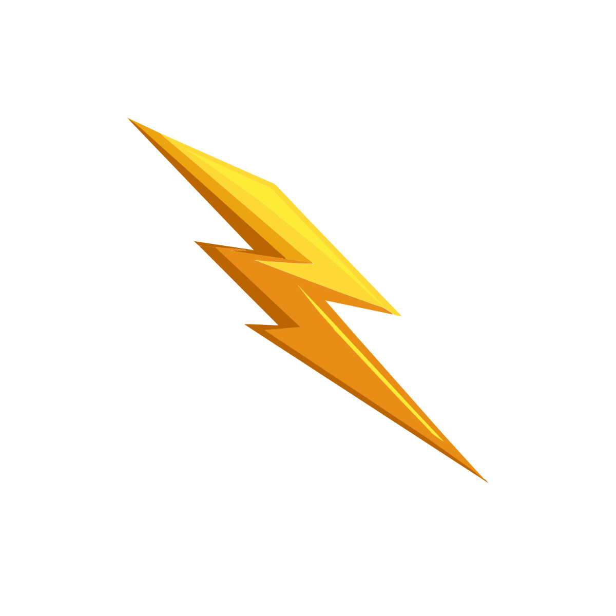 Editable Lightning Clipart