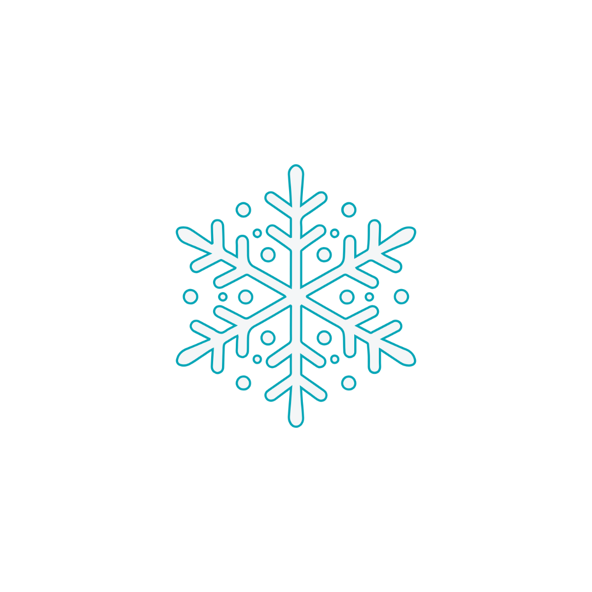 Simple Snowflake Clipart