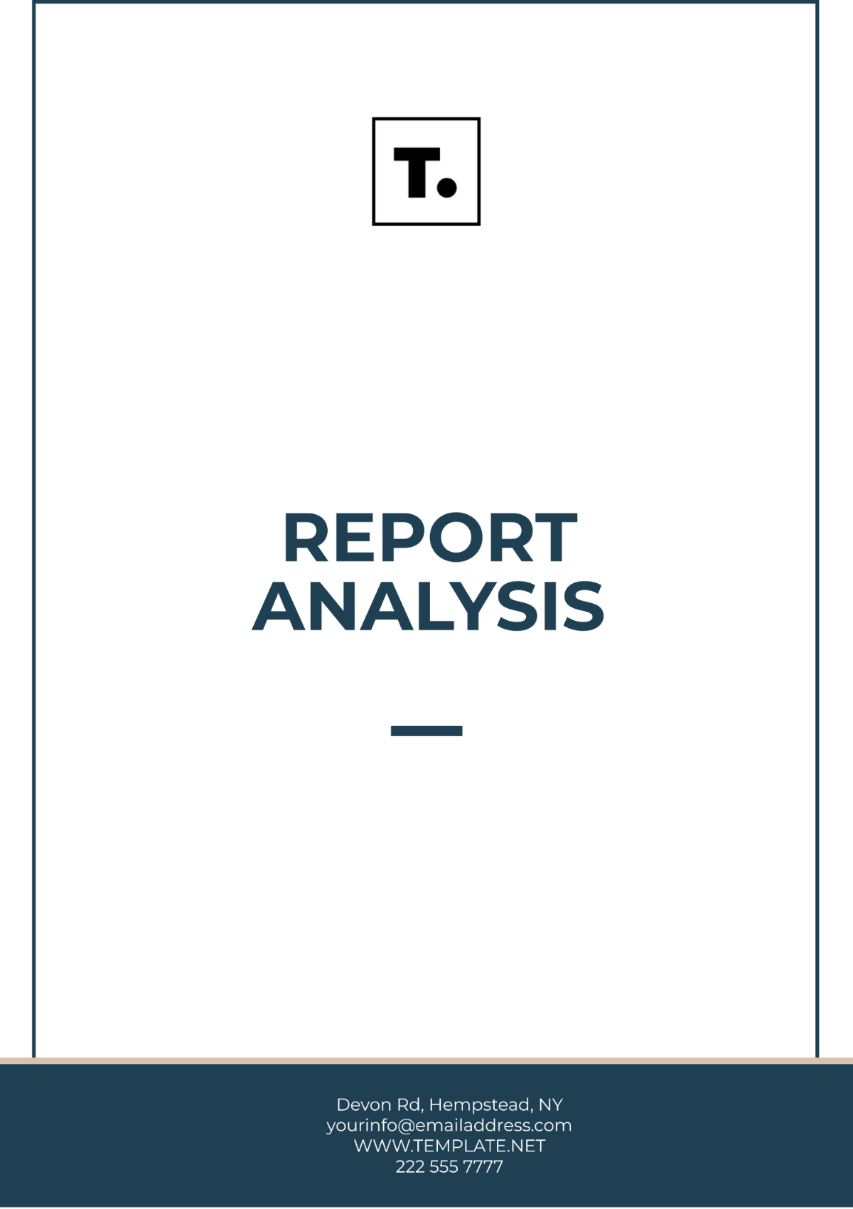 Free Report Analysis Template