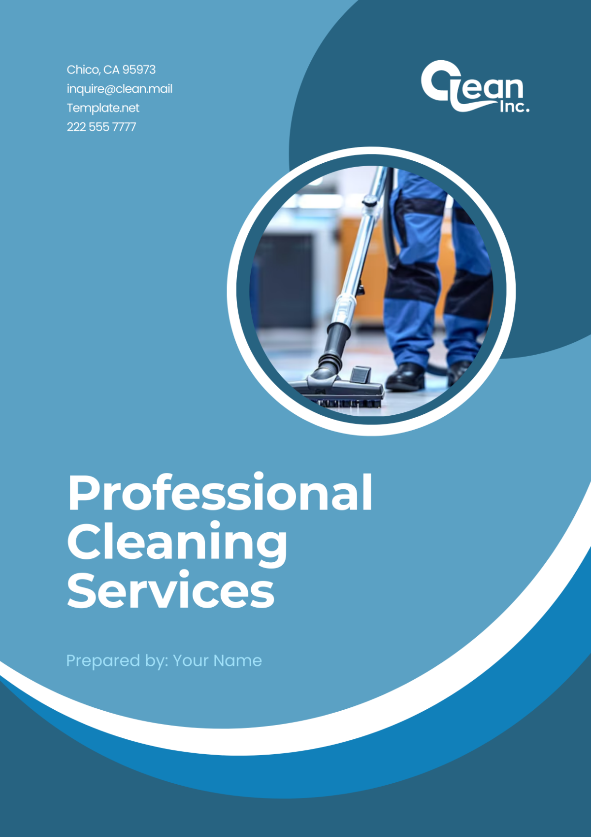 Professional Cleaning Services Cover Page