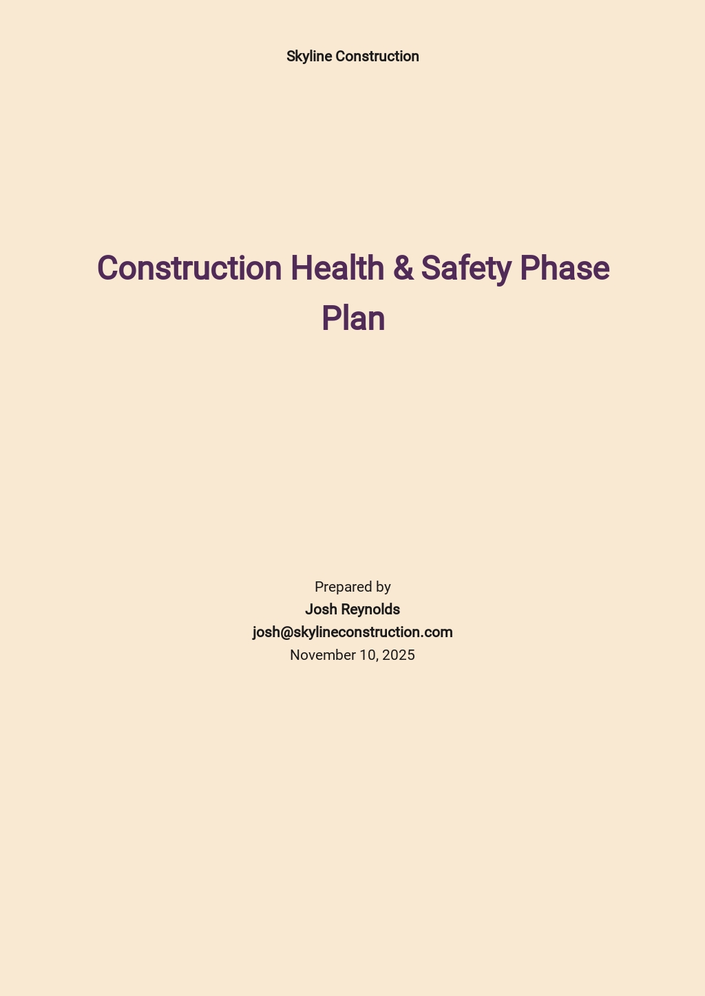 16+ FREE Safety Plan Templates [Edit & Download]