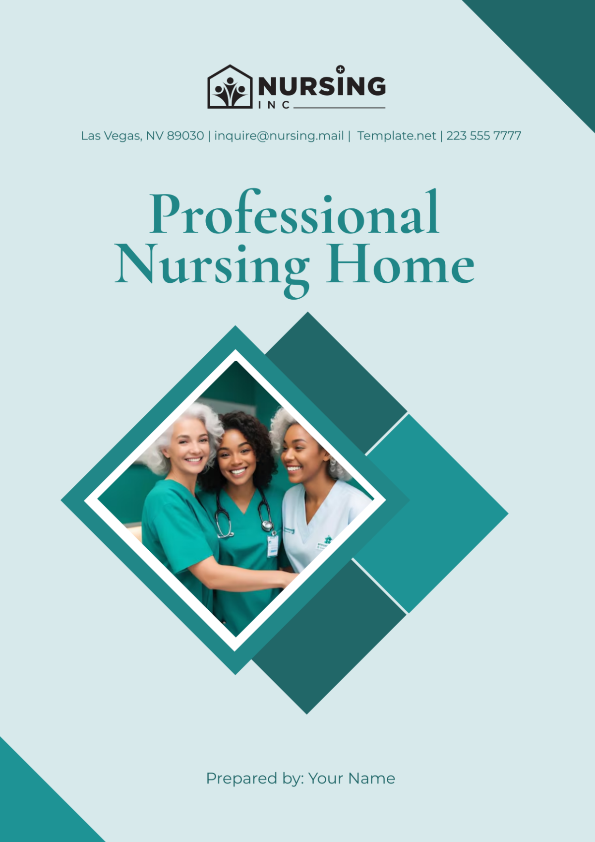 Professional Nursing Home Cover Page