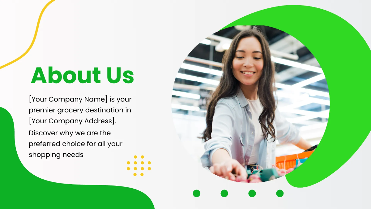 Free Grocery Store Presentation Template to Edit Online