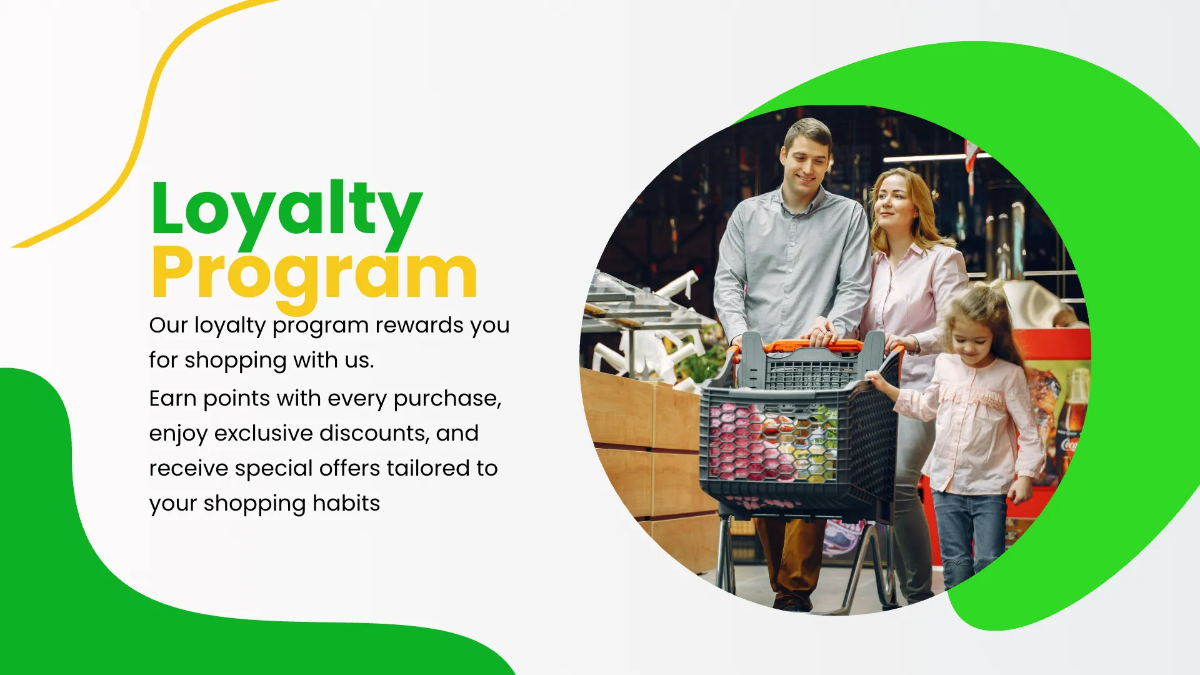 Free Grocery Store Presentation Template to Edit Online