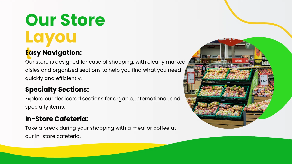 Free Grocery Store Presentation Template to Edit Online