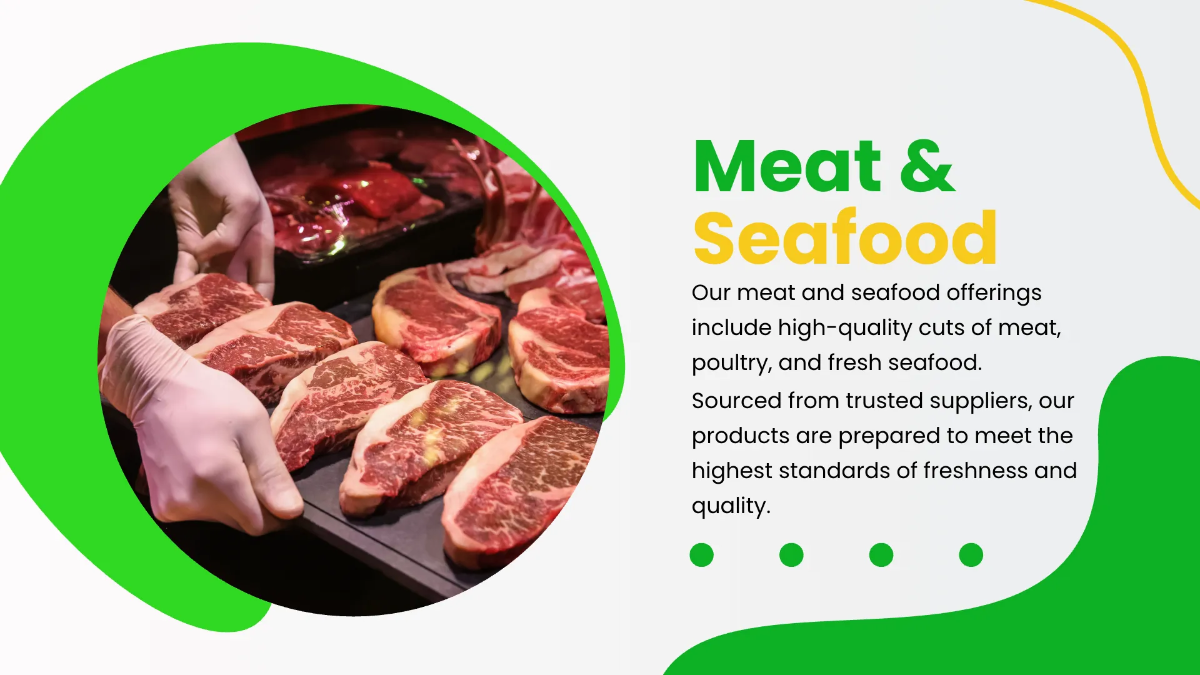 Free Grocery Store Presentation Template to Edit Online