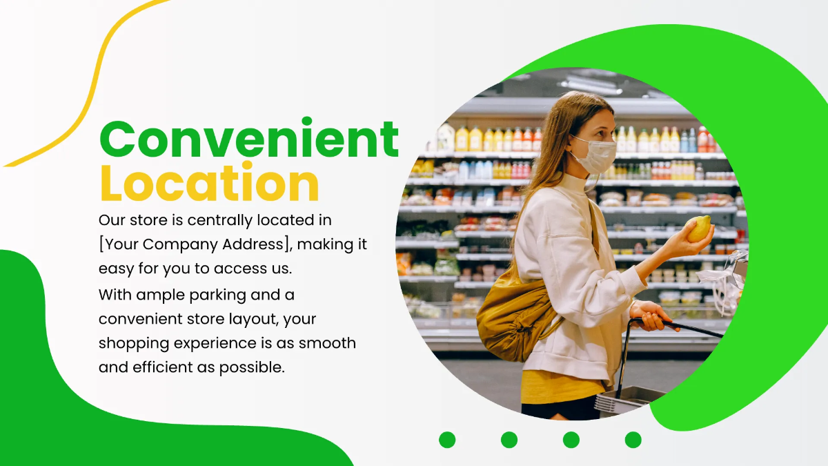 Free Grocery Store Presentation Template to Edit Online