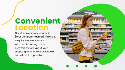Free Grocery Store Presentation Template to Edit Online