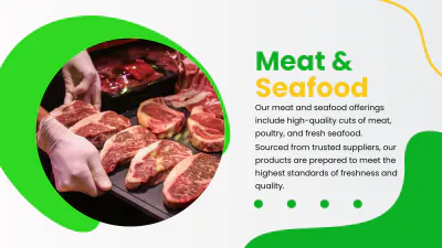 Free Grocery Store Presentation Template to Edit Online