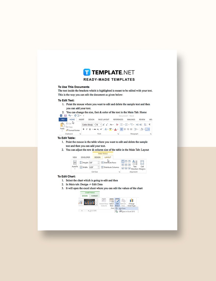 Construction Capability Statement Template