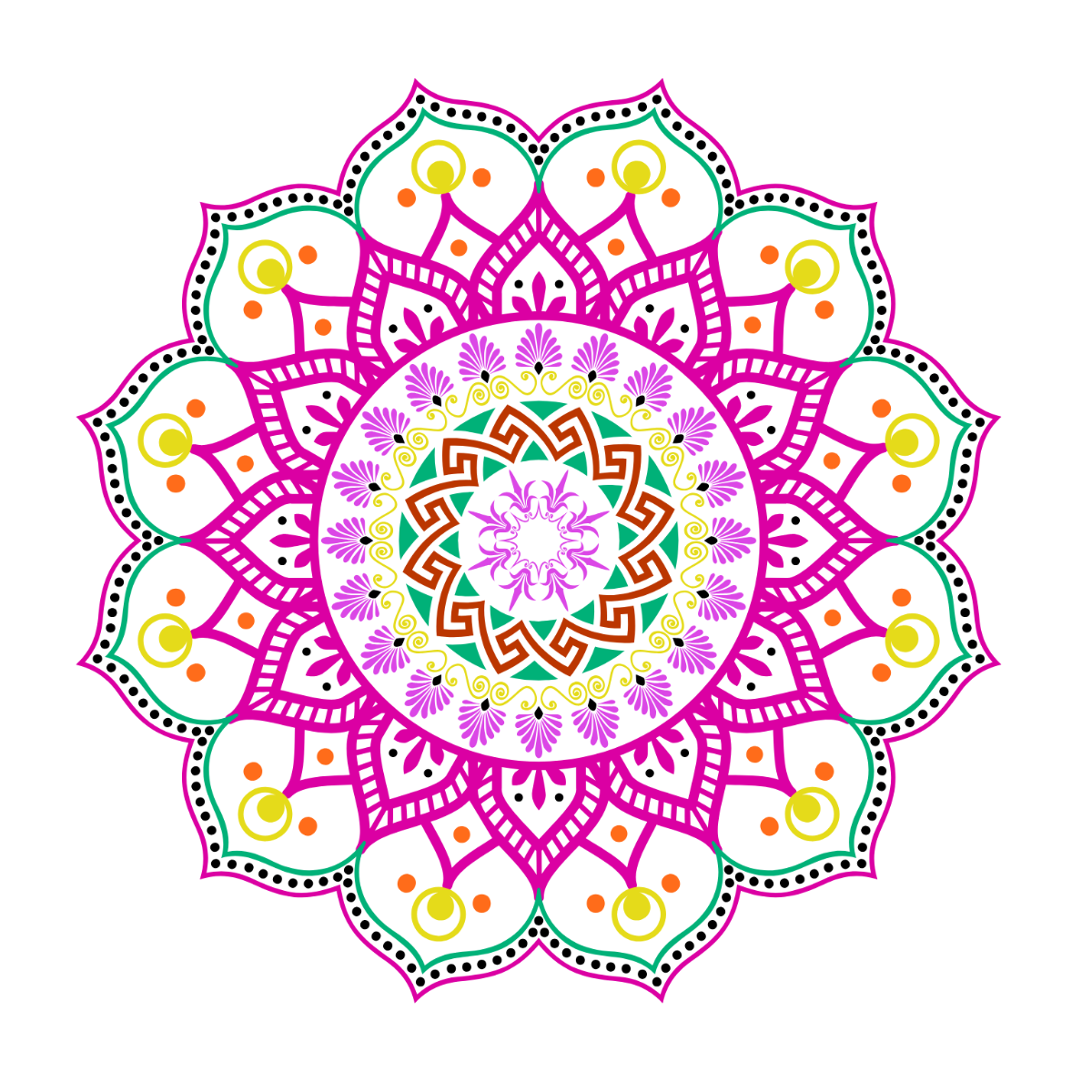 Mandala Pattern Clipart