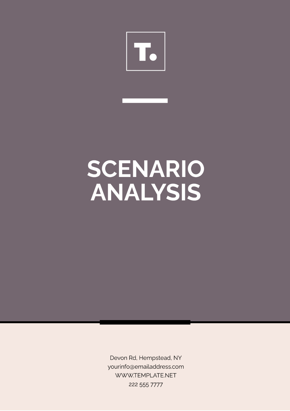 Free Scenario Analysis Template