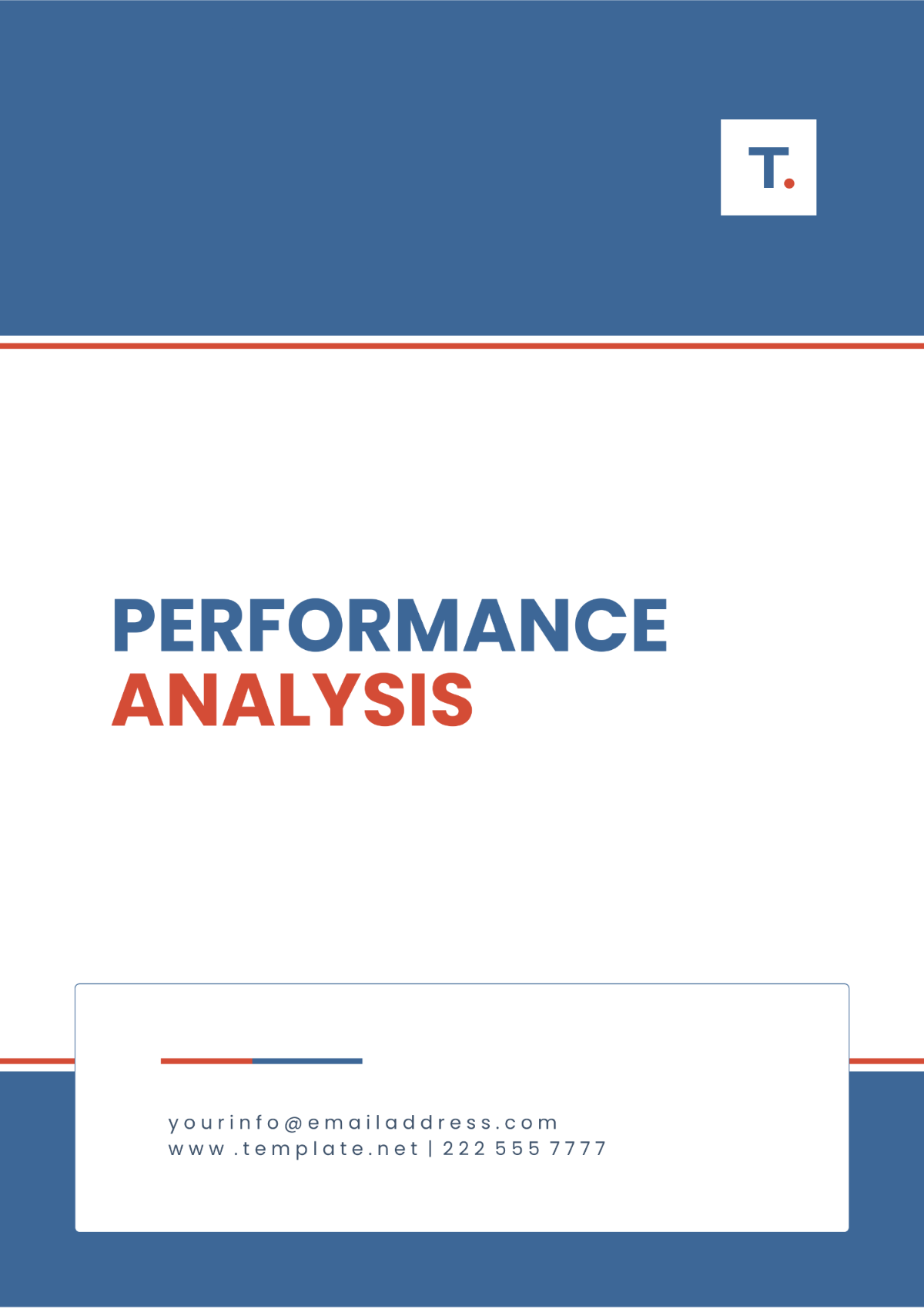 Performance Analysis Template - Edit Online & Download