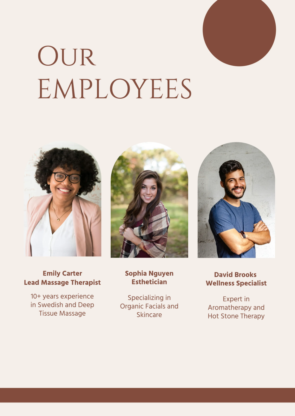 Free Red Business Profile  Template to Edit Online