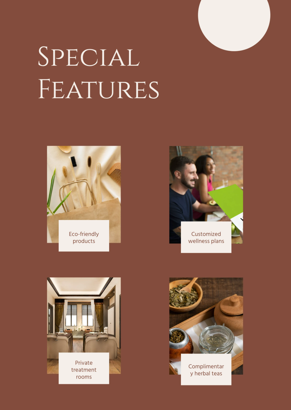 Free Red Business Profile  Template to Edit Online