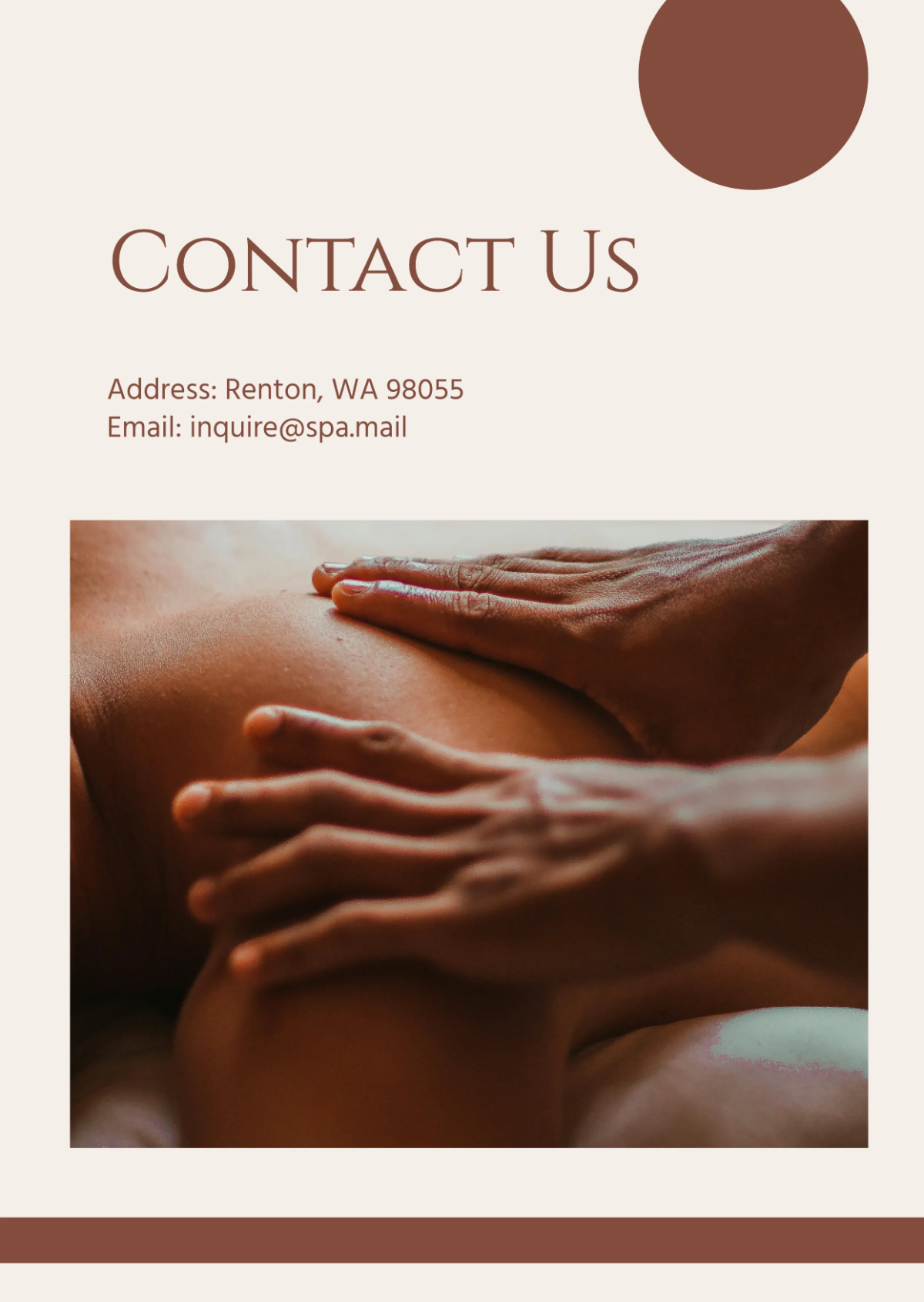 Free Red Business Profile  Template to Edit Online