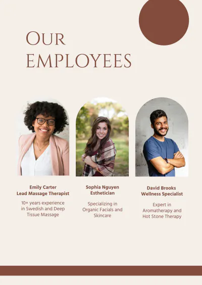Free Red Business Profile  Template to Edit Online