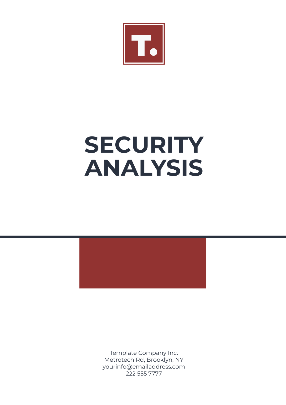 Security Analysis Template - Edit Online & Download