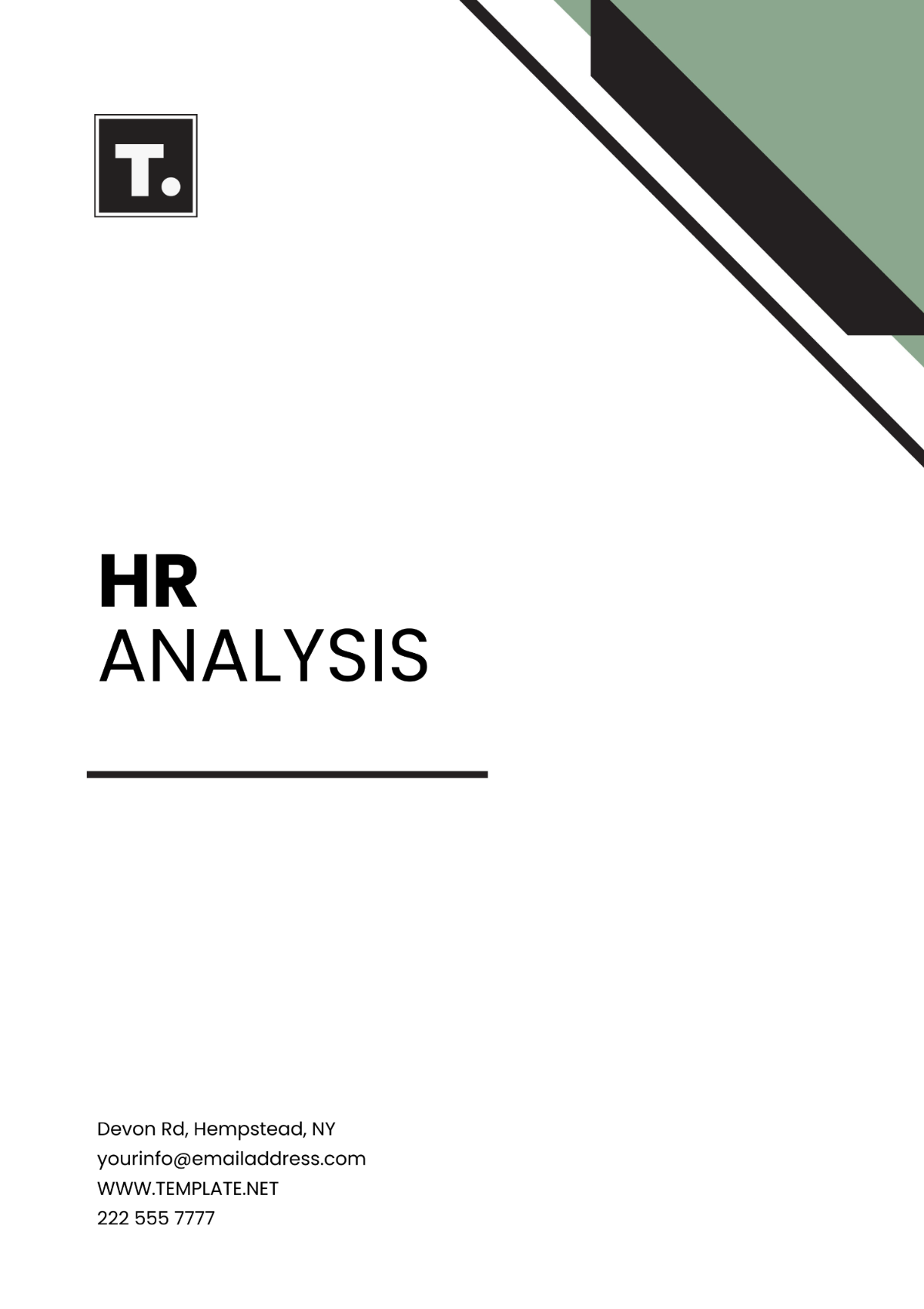 Free HR Analysis Template