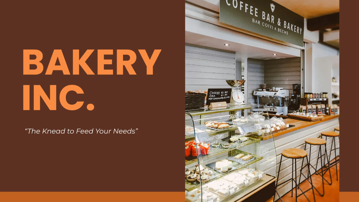 Free Bakery Presentation Template to Edit Online