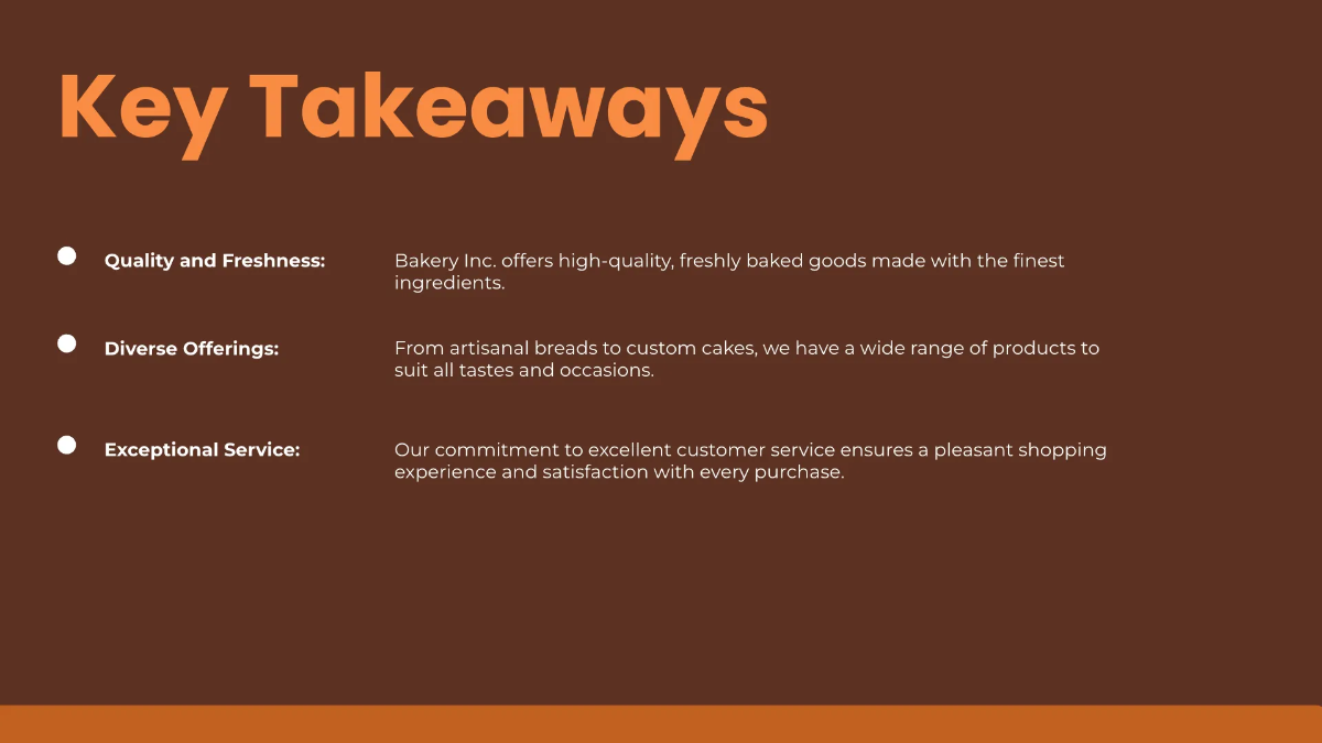 Free Bakery Presentation Template to Edit Online