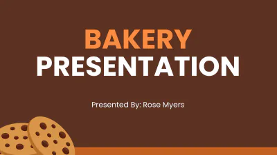 Free Bakery Presentation Template to Edit Online