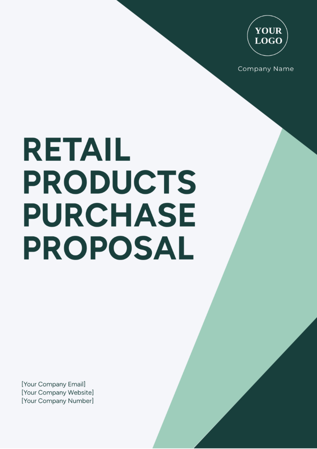 Retail Products Purchase  Proposal Template - Edit Online & Download