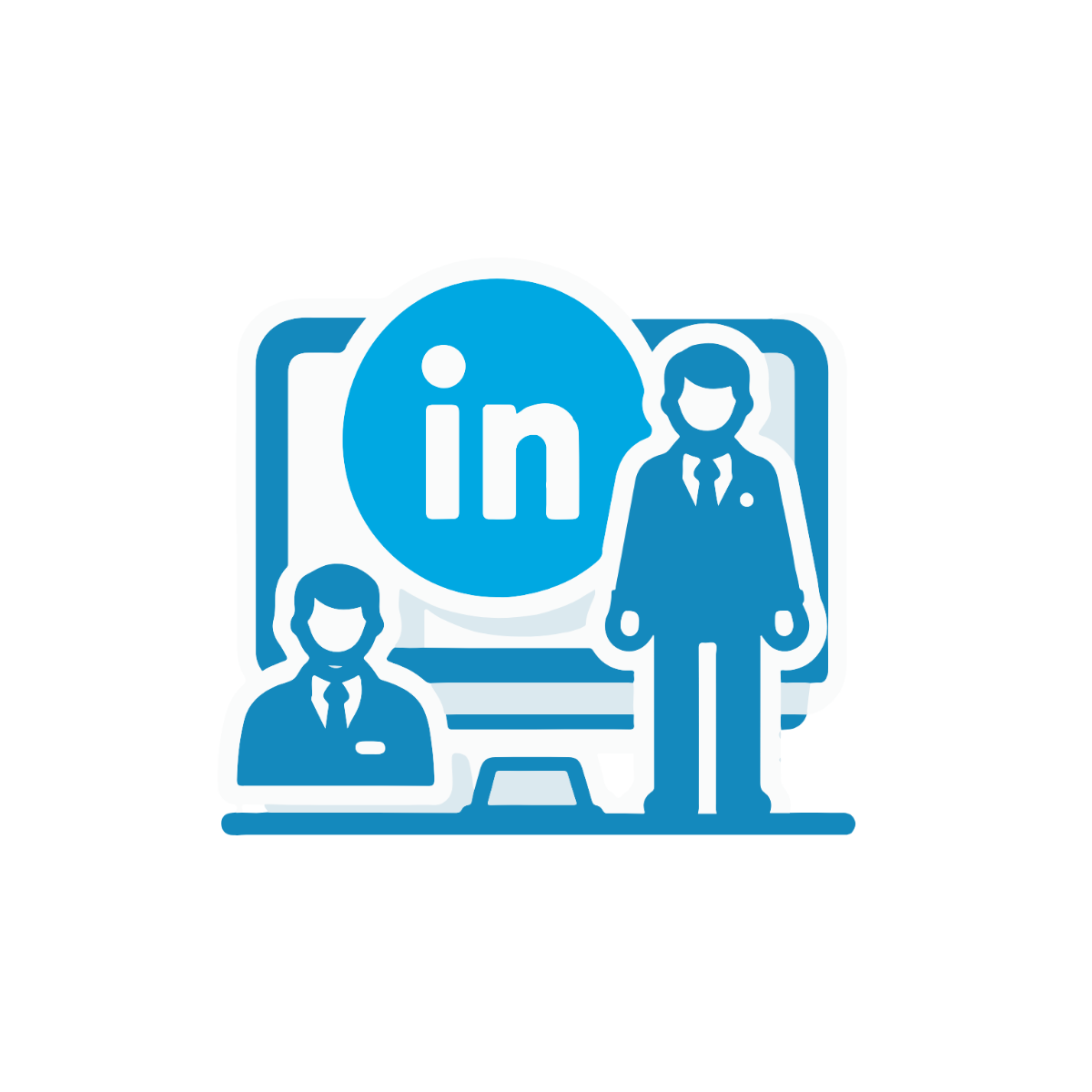 LinkedIn Social Media Clipart