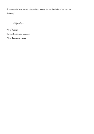 Free Business Development Experience Letter Template to Edit Online