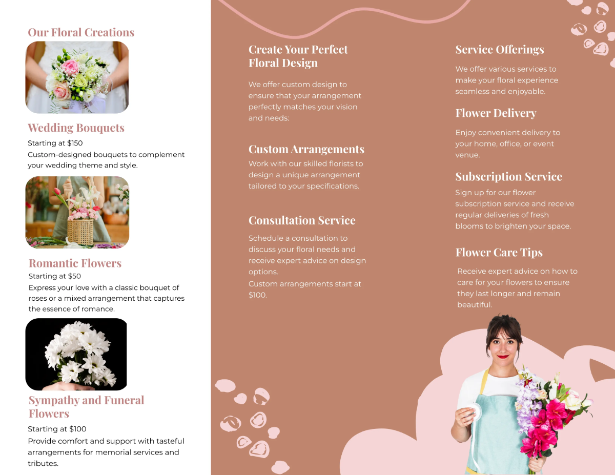 Free Boutique Brochure Template to Edit Online