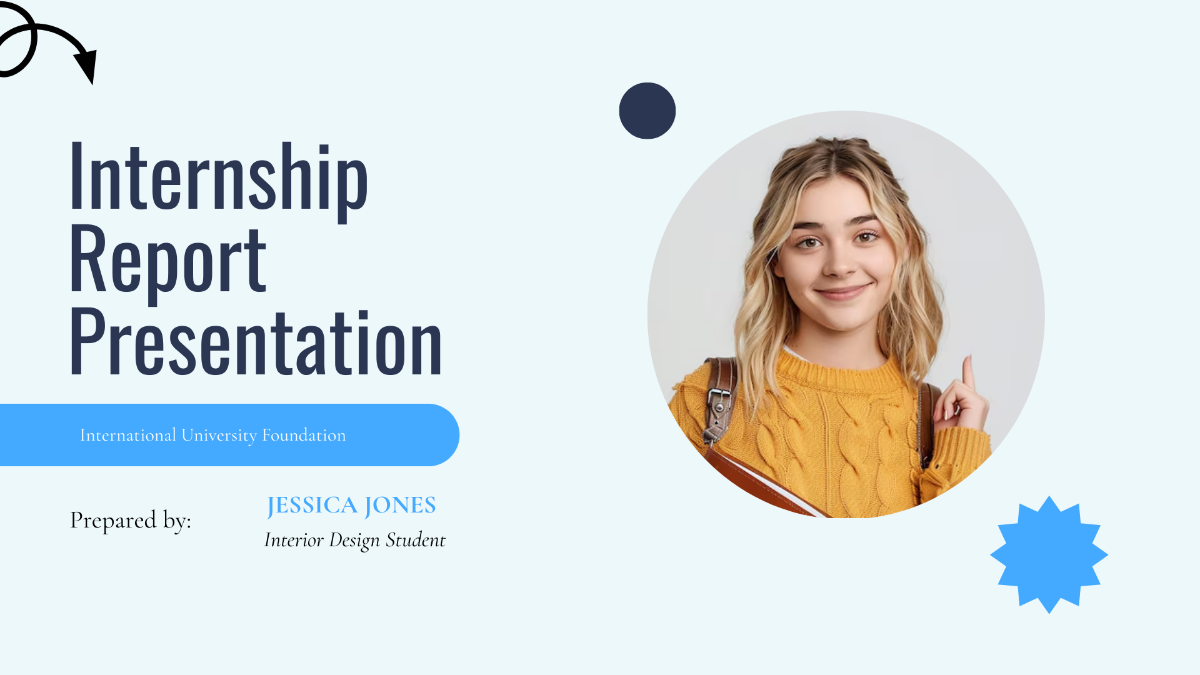 Internship Report Presentation Template - Edit Online & Download