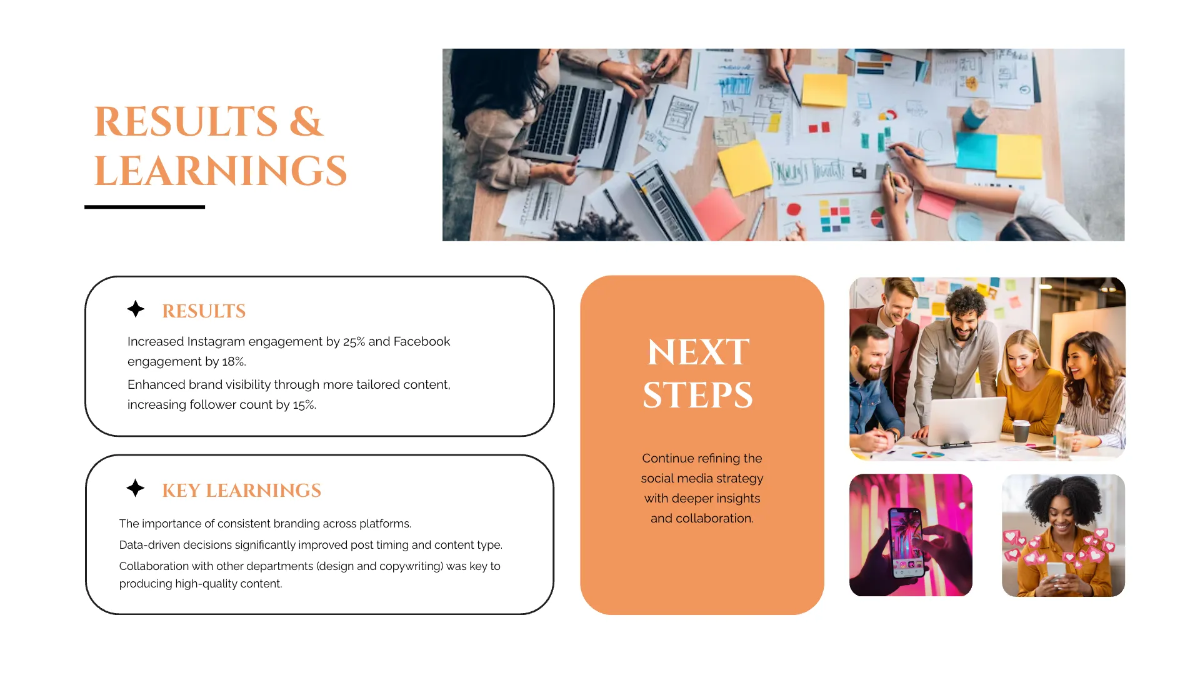 Free Internship Project Presentation Template to Edit Online