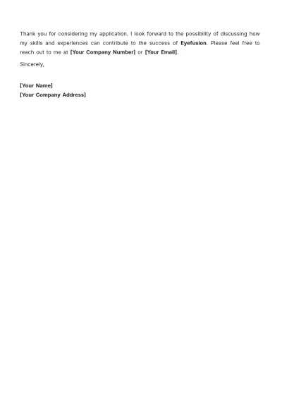 Free Cover Letter for Nursing Job Template to Edit Online