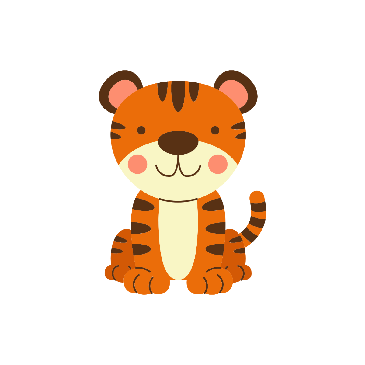 Tiger Cub Clipart