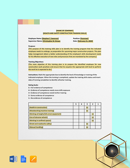 222+ FREE Construction HR Templates [Edit & Download] | Template.net