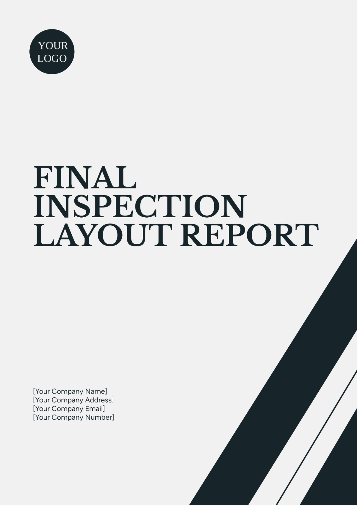 Final Inspection Layout Report Template - Edit Online & Download